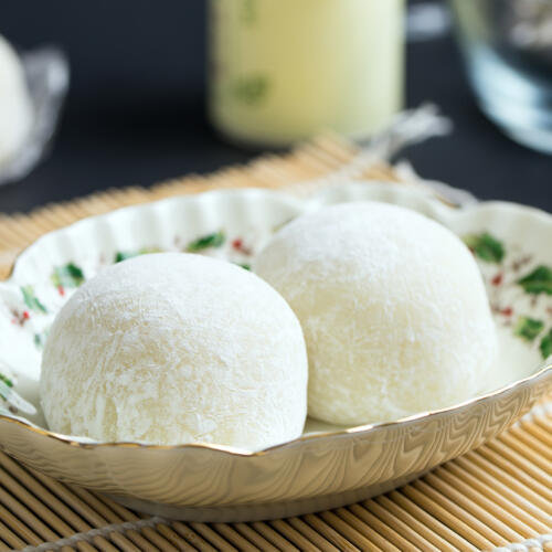 Japanese style mochi dessert